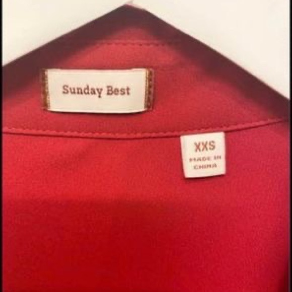 Aritzia Sunday Best Blouse / Shirt (Size: XXS) - Picture 3 of 4